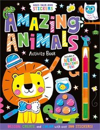 bokomslag Make-Your-Own Stickers Amazing Animals Activity Book