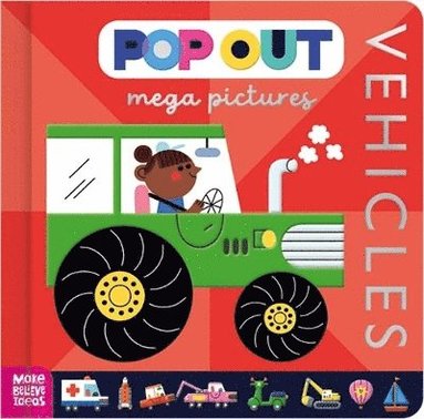 Make Believe Ideas - Pop Out Mega Pictures Vehicles, Inbunden
