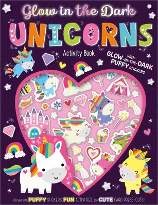 bokomslag Glow in the Dark Unicorns Activity Book