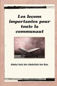bokomslag Les leçons importantes pour toute la communauté