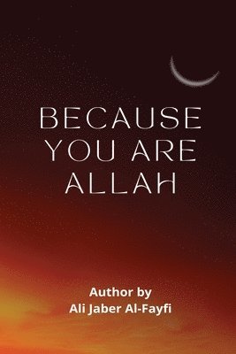 bokomslag BECAUSE YOU ARE Allah