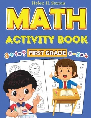 bokomslag First Grade Math Activity Book