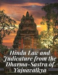 bokomslag Hindu Law and Judicature from the Dharma-Sastra of Yajnavalkya