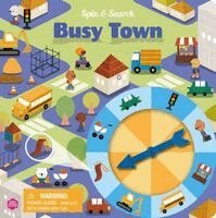 Igloobooks - Spin & Search Busy Town: The Perfect Introduction to Search-And-Find Fun for Children Aged 3, 4, 5, Kartonnage