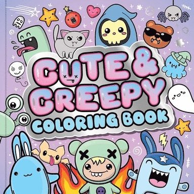 bokomslag Cute & Creepy Coloring Book