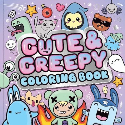 Cute & Creepy Coloring Book