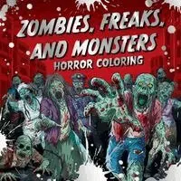 Igloobooks - Zombies, Freaks, and Monsters: Horror Coloring: A Creepy & Spooky Mindful Activity for Teens & Adults, Häftad. Tillgänglighet: Lägg i varukorg