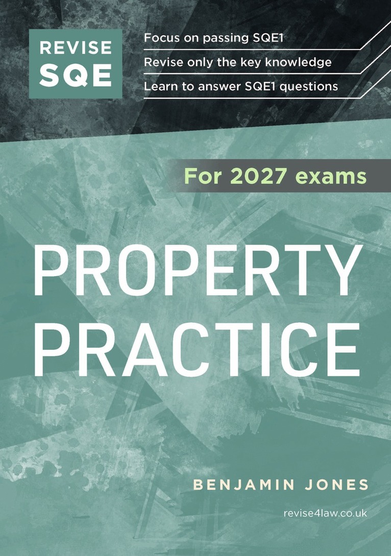 Benjamin Jones - Revise SQE Property Practice 2027, Häftad. Tillgänglighet: Lägg i varukorg