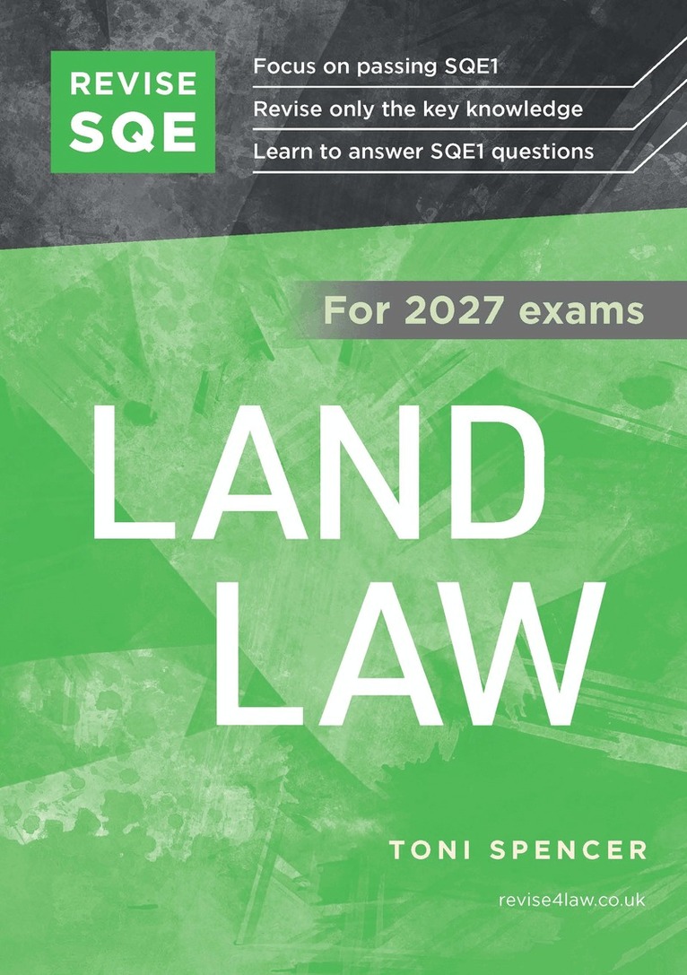 Toni Spencer - Revise SQE Land Law 2027, Häftad