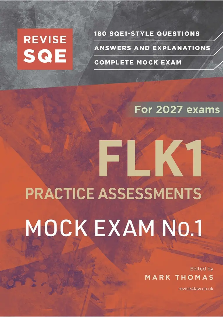 Mark Thomas - Revise SQE FLK1 Practice Assessments 2027: Mock Exam 1, Häftad. Tillgänglighet: Lägg i varukorg