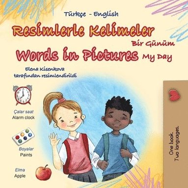 bokomslag Words in Pictures - My Day (Turkish English Bilingual Children's Book)