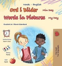 bokomslag Words in Pictures - My Day (Norwegian English Bilingual Children's Book)