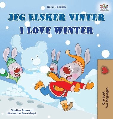 I Love Winter (Norwegian English Bilingual Book for Kids)