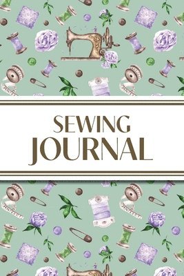 bokomslag Sewing Journal (Purple Roses)