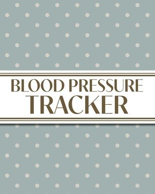 Revive Stationery - XL Large Print 1-Year Blood Pressure Tracker (Cream Polka Dots on Blue), Häftad