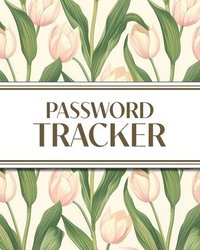 bokomslag XL Large Print Password Tracker (Pink Tulips)
