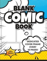 bokomslag Blank Comic Book (Blue & Yellow)