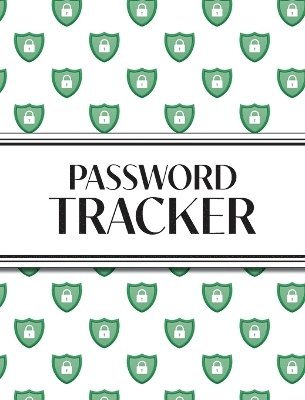 bokomslag XL Large Print Password Tracker (Lock Shield Green)
