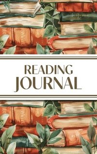 bokomslag Reading Journal (Watercolour Stacked Books with Leaves)