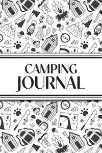 bokomslag Camping Journal (Black and White Camping Doodles)