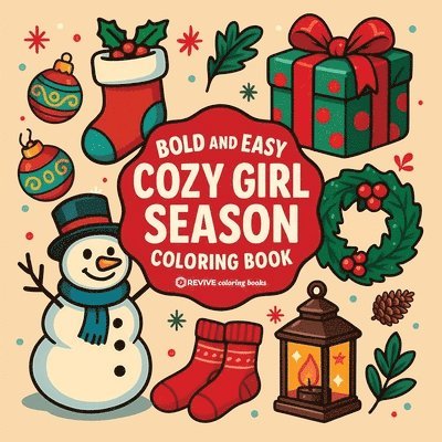 Bold & Easy Cozy Girl Season Coloring Book