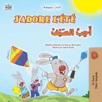 bokomslag J'adore l'été (Livre pour enfants bilingue français-arabe)