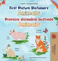 bokomslag First Picture Dictionary - Animals (English Portuguese Brazilian Bilingual Children's Book)