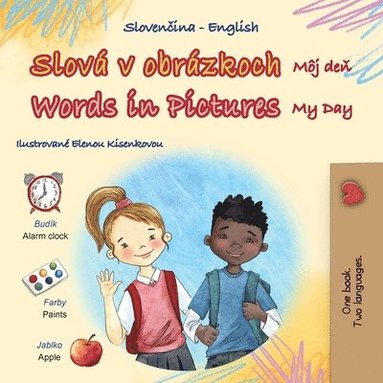 bokomslag Words in Pictures - My Day (Slovak English Bilingual Children's Book)