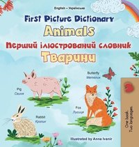 bokomslag First Picture Dictionary - Animals (English Ukrainian Bilingual Children's Book)