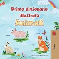 bokomslag First Picture Dictionary - Animals (Italian Children's Book)