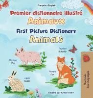 bokomslag First Picture Dictionary - Animals (French English Bilingual Children's Book)