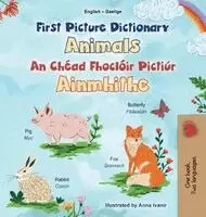 First Picture Dictionary - Animals (English Irish Bilingual Children's Book)