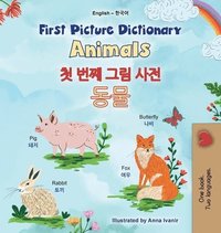 bokomslag First Picture Dictionary - Animals (English Korean Bilingual Children's Book)