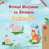 bokomslag First Picture Dictionary - Animals (Romanian Children's Book)