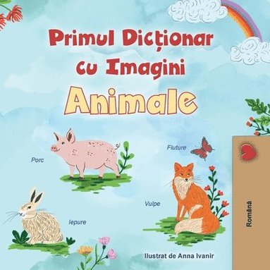bokomslag First Picture Dictionary - Animals (Romanian Children's Book)