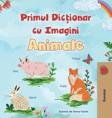 bokomslag First Picture Dictionary - Animals (Romanian Children's Book)