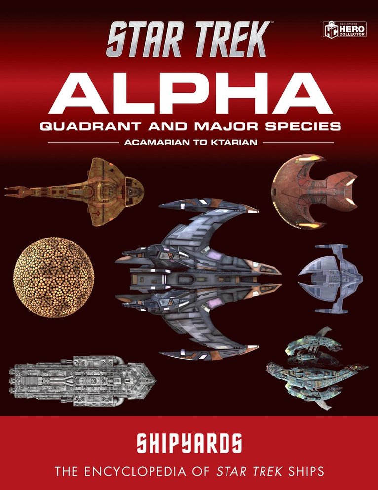 Robinson,Ben, Ben Robinson - Star Trek Shipyards: Alpha Quadrant and Major Species Volume 1, Inbunden