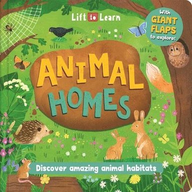 Igloobooks, Rose Harkness - Lift to Learn: Animal Homes: With Giant Flaps to Discover Amazing Animal Habitats, Kartonnage