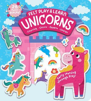 Alice Barker - Felt Play & Learn Unicorns, Kartonnage