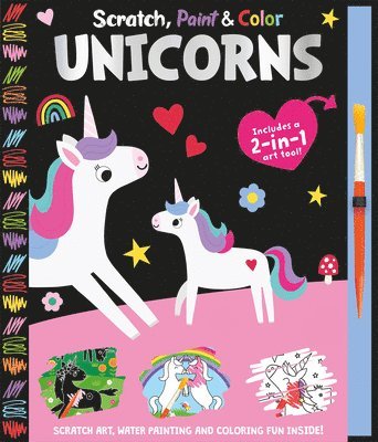 Scratch, Paint & Color Unicorns 1