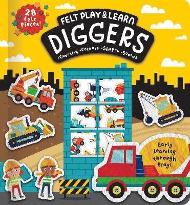 bokomslag Felt Play & Learn Diggers