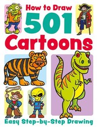 bokomslag How to Draw 501 Cartoons