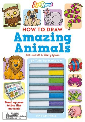 Rob Abbott - How to Draw Amazing Animals, Inbunden