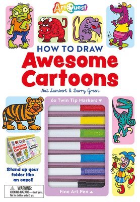 Nat Lambert - How to Draw Awesome Cartoons, Inbunden