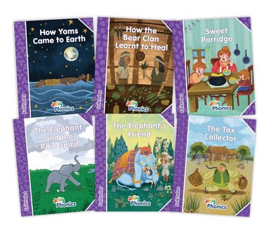 Sara Wernham - Jolly Phonics Folktales Purple Readers (Level 5) Complete Set (1-6), Häftad