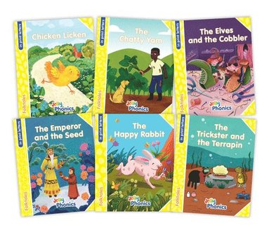 bokomslag Jolly Phonics Folktales Yellow Readers (Level 2) Complete Set (1-6)