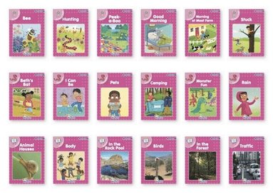bokomslag Jolly Phonics Pink Readers Complete Set: In Print Letters (American English Edition)