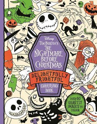 bokomslag Disney Tim Burton's The Nightmare Before Christmas Delightfully Frightful Colouring Book