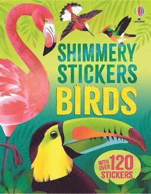 Shimmery Stickers Birds