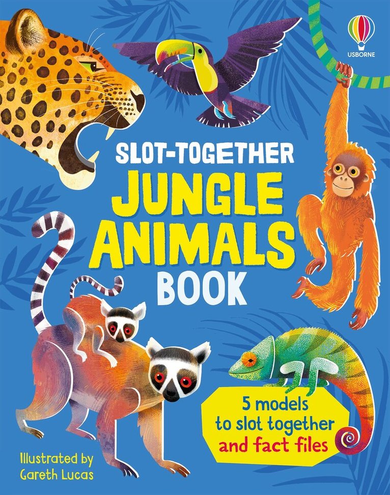 Slot-Together Jungle Animals Book